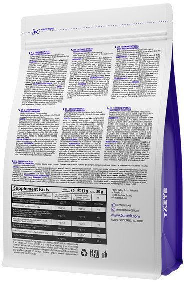 OstroVit Standard WPC80.eu 900 g Chocolate Mint (Островіт Протеїн Стандарт Шоколад-М'ята) 562891 фото