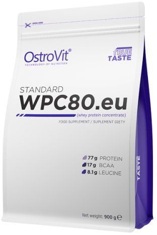 OstroVit Standard WPC80.eu 900 g Wild Berry (Островіт Протеїн Стандарт Лісові Ягоди) 403069 фото