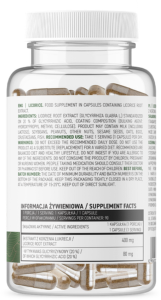 OstroVit Licorice 90 веганских капсул (Островит Лакрица) 1072875 фото