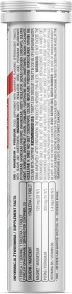 OstroVit Magnesium + Potassium 20 шипучих таблеток смак грейпфрут (Островіт Магній + Калій) 1072878 фото