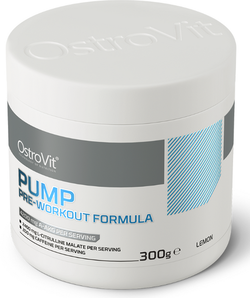 OstroVit PUMP Pre-Workout 300 g Lemon (Островит Памп Перед тренировкой Лимон) 391980 фото