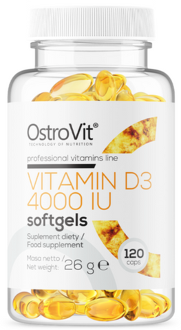 OstroVit Vitamin D3 4000 IU 120 капсул (Островіт Вітамін D3) 1022725 фото
