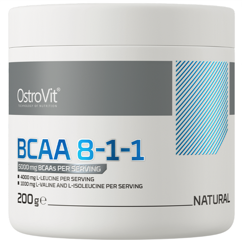 OstroVit BCAA 8-1-1 200 g Natural (Островит ВСАА Естественный) 391278 фото