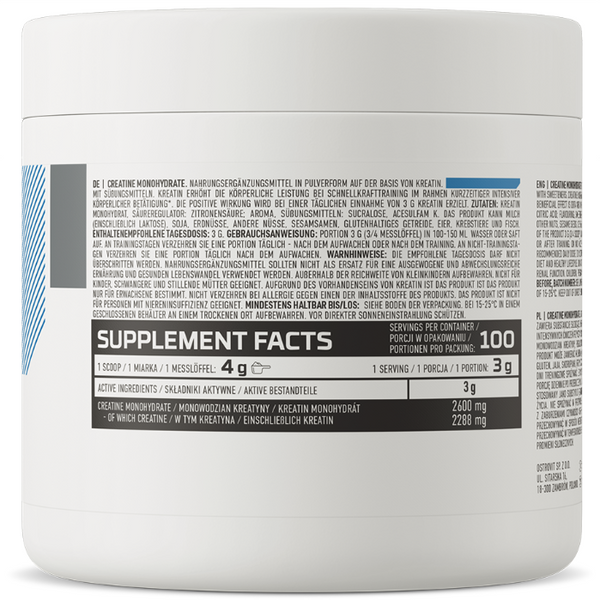 OstroVit Creatine Monohydrate 300 g Green Apple (Островит Креатин Моногидрат Зеленое яблоко) 391282 фото