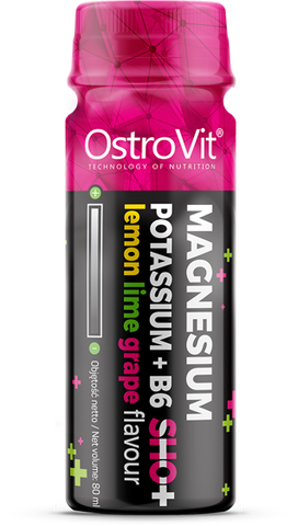 OstroVit Magnesium + Potassium+B6 Shot 80 ml Lemon Lime Grape (Островіт Магній Калій+В6 Шот) 512656 фото