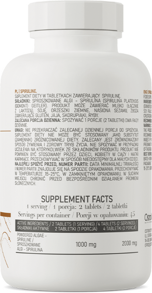 OstroVit Spiruline 90 таблеток (Островит Спирулина) 391992 фото