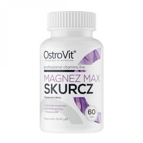 OstroVit Magnez Max Skurcz 60 таблеток (Островіт Магнез Макс Скурч) 512658 фото