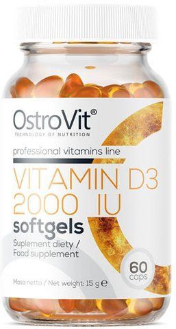 OstroVit Vitamin D3 2000 IU 60 капсул (Островіт Вітамін D3) 819026 фото