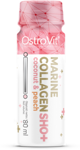 OstroVit Collagen Marine Shot 80 ml Coconut & Peach (ОстроВіт Морський колаген Кокос і Персик) 1161124 фото