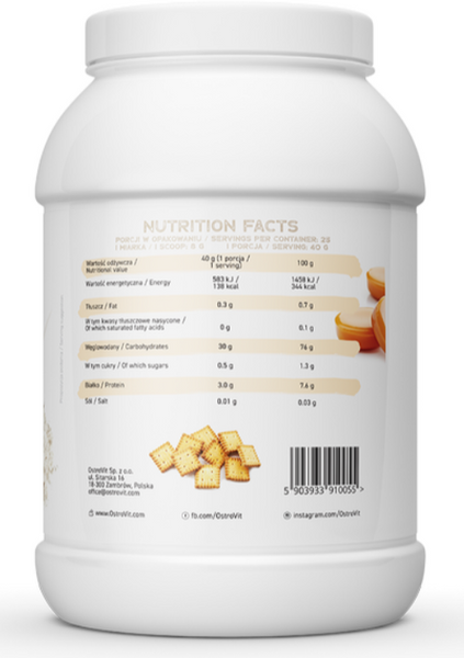OstroVit Cream of Rice 1000 g Shortbread And Salted Caramel (Островит Рисовая каша) 1158369 фото