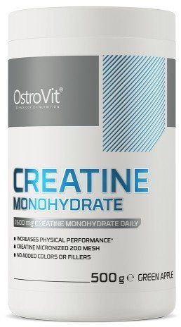 OstroVit Creatine Monohydrate 500 g Green Apple (ОстроВіт Креатин моногідрат Зелене яблуко) 391294 фото