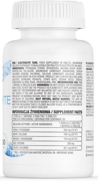 OstroVit Electrolyte 90 таблеток (Островит Электролит) 1022255 фото