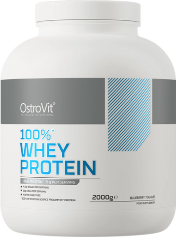 OstroVit Whey Protein 2000 g Blueberry Joghurt (Островіт Протеїн Чорниця Йогурт) 392062 фото