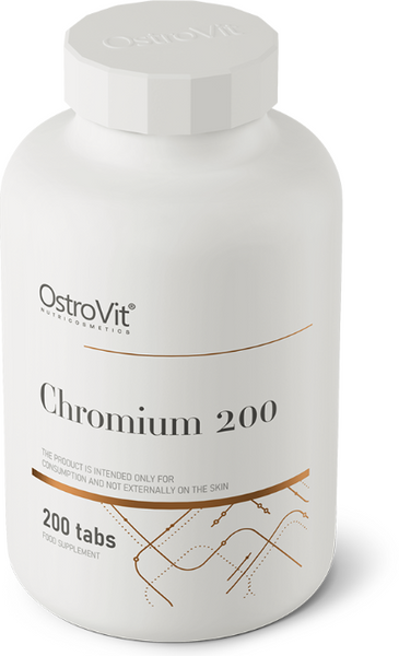 OstroVit Chromium 200 Пиколинат Хрома 200 таблеток (Островит Пиколинат Хрома) 802894 фото