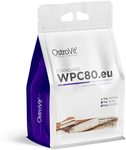 OstroVit Standard WPC80.eu 2270 g Tiramisu (Островіт Протеїн Стандарт Тірамісу) 392003 фото