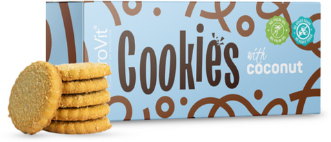 OstroVit Cookies with Coconut 130 g (ОстроВіт Печиво з кокосом) 1161128 фото