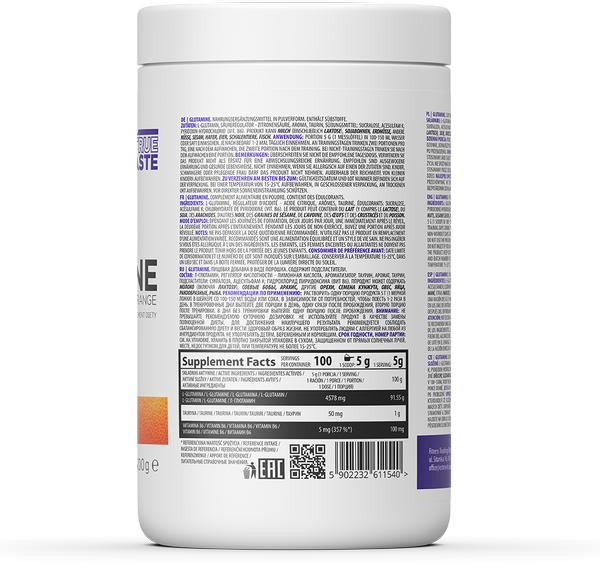OstroVit Glutamine 500 g Orange (Островит Глютамин Апельсин) 391316 фото