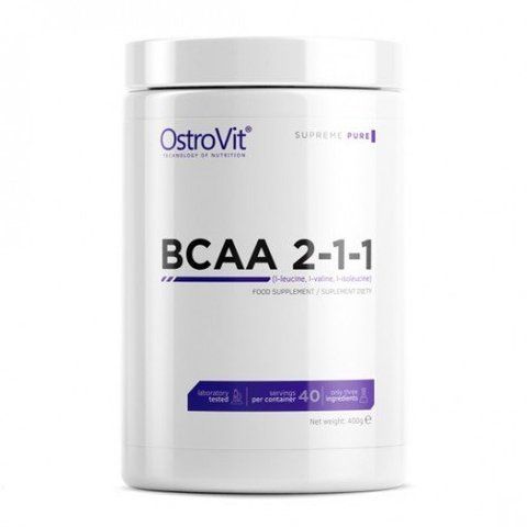 OstroVit BCAA 2-1-1 400 g Pure (Островит ВСАА Чистый) 511762 фото
