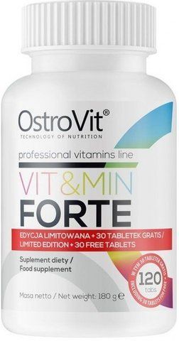 OstroVit Vit&Min Forte 120 таблеток (Островіт Віт&Мін Форте) 537022 фото