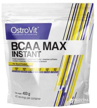 OstroVit BCAA Max Instant 400 g Orange (Островит ВСАА Макс Растворимый Апельсин) 511763 фото
