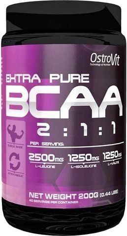 OstroVit Extra Pure BCAA 200 g Lemon (Островит Экстра Чистый ВСАА Лимон) 391305 фото