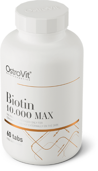 OstroVit Biotin 10.000 MAX 60 таблеток (ОстроВіт Біотин MAX) 1072828 фото