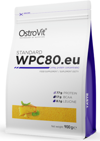 OstroVit STANDARD WPC80.eu 900 g Sponge Cake (Островіт Протеїн Стандарт Бісквітний Торт) 1022584 фото