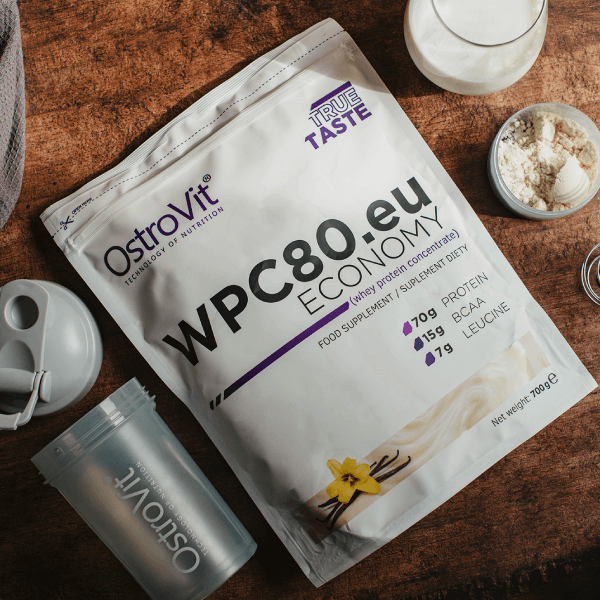 OstroVit Economy WPC80.eu 700 g Vanilla (ОстроВіт Економний WPC80 Ваніль) 392073 фото