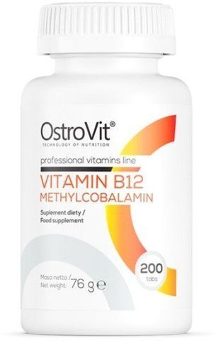 OstroVit Vitamin B12 Methylcobalamin 200 таблеток (Островіт Вітамін B12 Метилкобаламін) 997249 фото