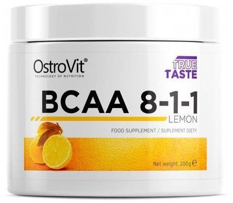 OstroVit Extra Pure BCAA 8:1:1 200g Lemon (Островит Экстра Чистый ВСАА Лимон) 562782 фото