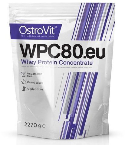 OstroVit Standard WPC80.eu 2270 g Chocolate-Caramel (Островіт Протеїн Стандарт Шоколад-Карамель) 403062 фото