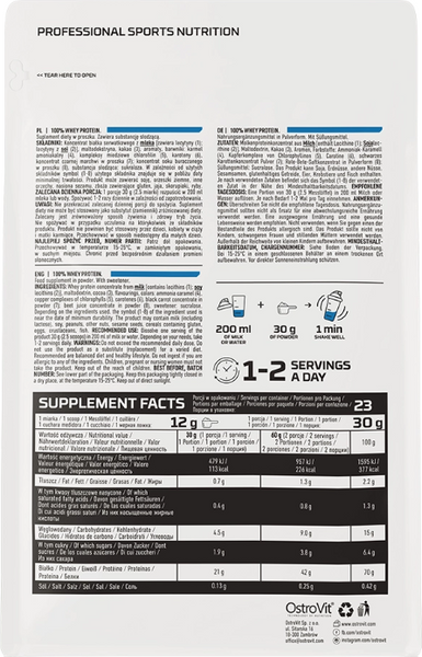 OstroVit Whey Protein 700 g Hazelnut (Островит Протеин Орех) 511803 фото